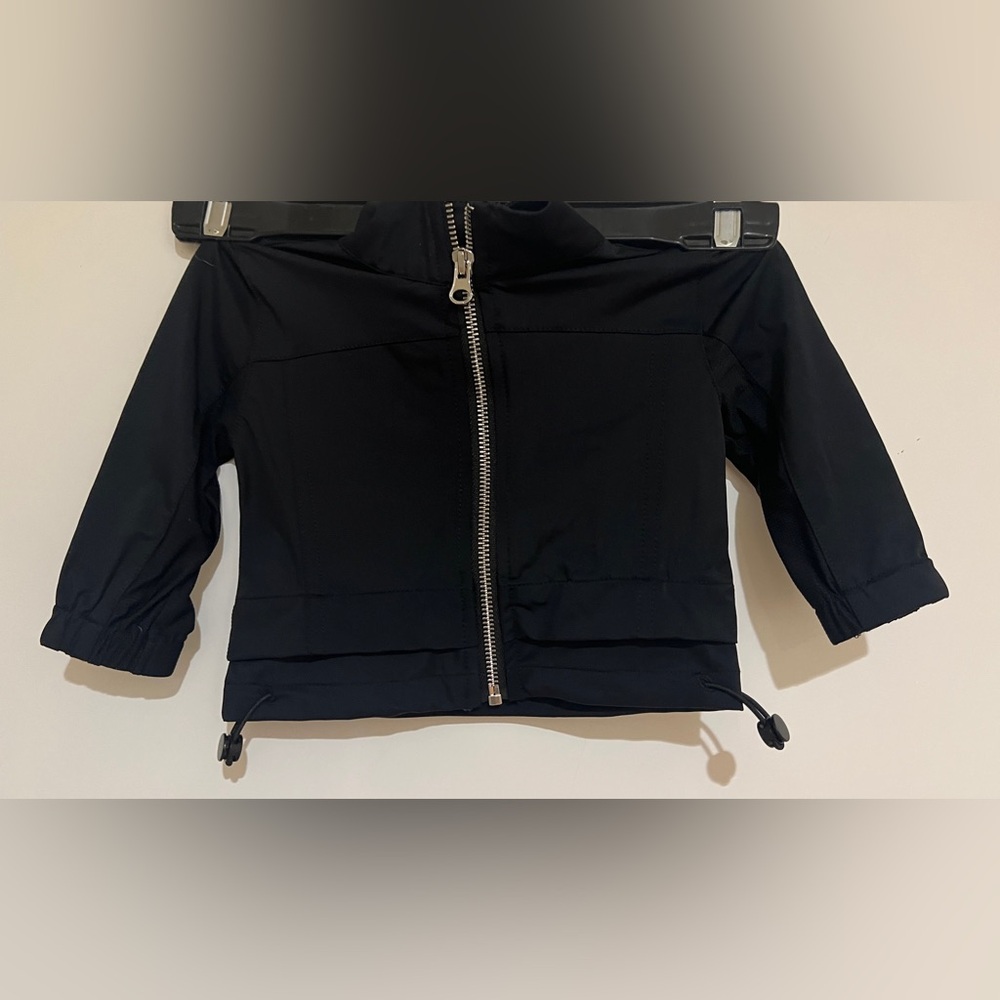 Kids Little Bipsy Black Bomber Jacket